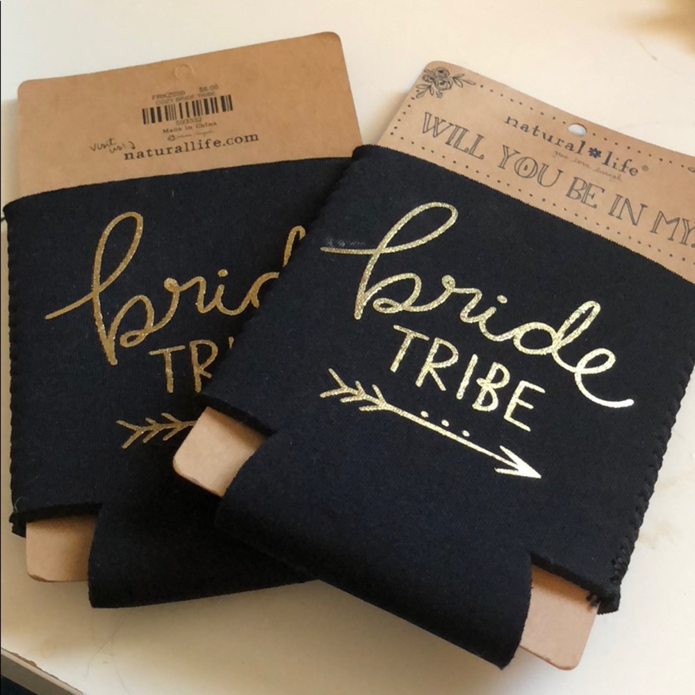 Two bride tribe coozies from Francesca’s